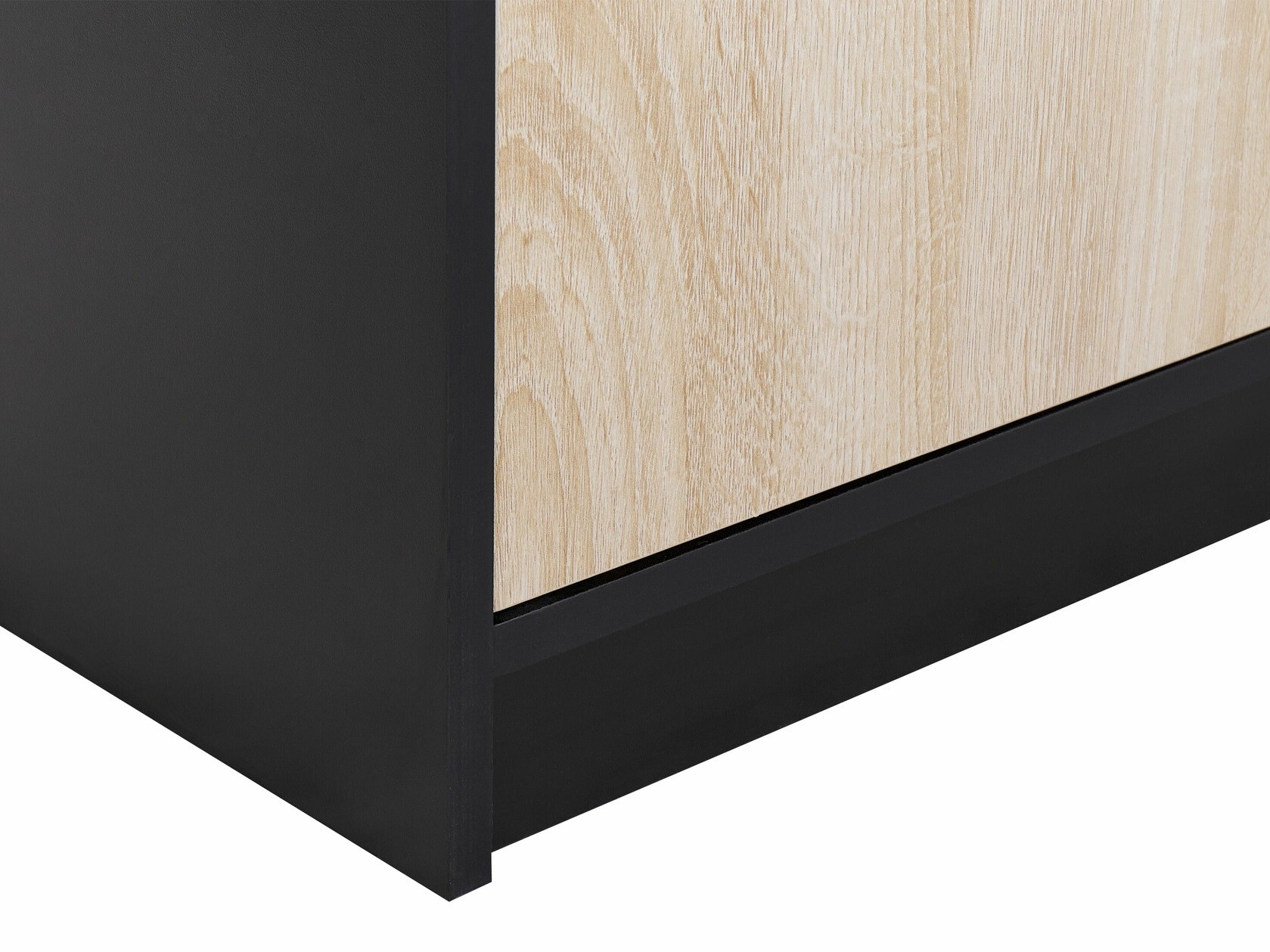 Spintelė Catferu 114 (Juoda + Šviesus medis)