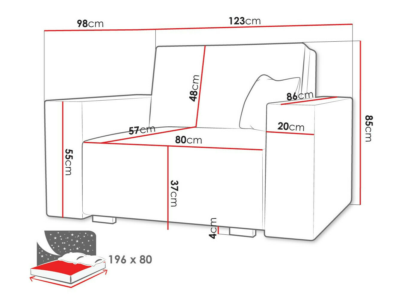 Fotelis Serora I (Neve 34)