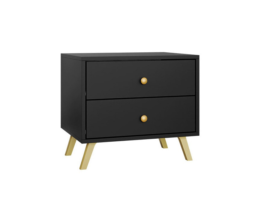 Naktinis staliukas Monfera 101 (Juoda)