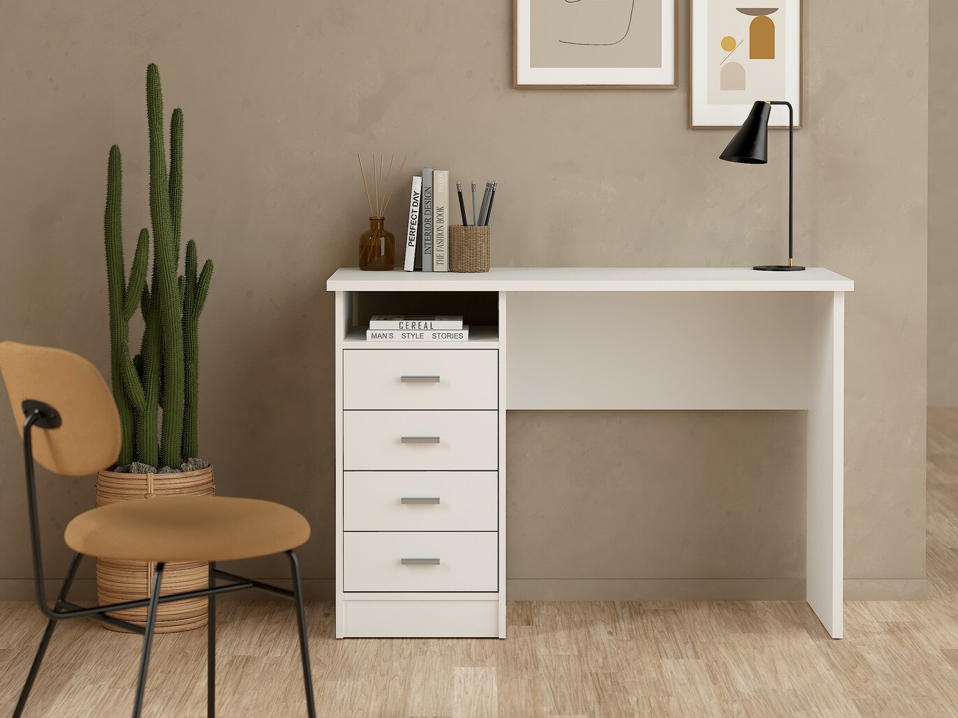 Darbo stalas Tustin 202 (Balta)