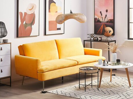 Sofa lova Berwyn 1564 (Geltona)
