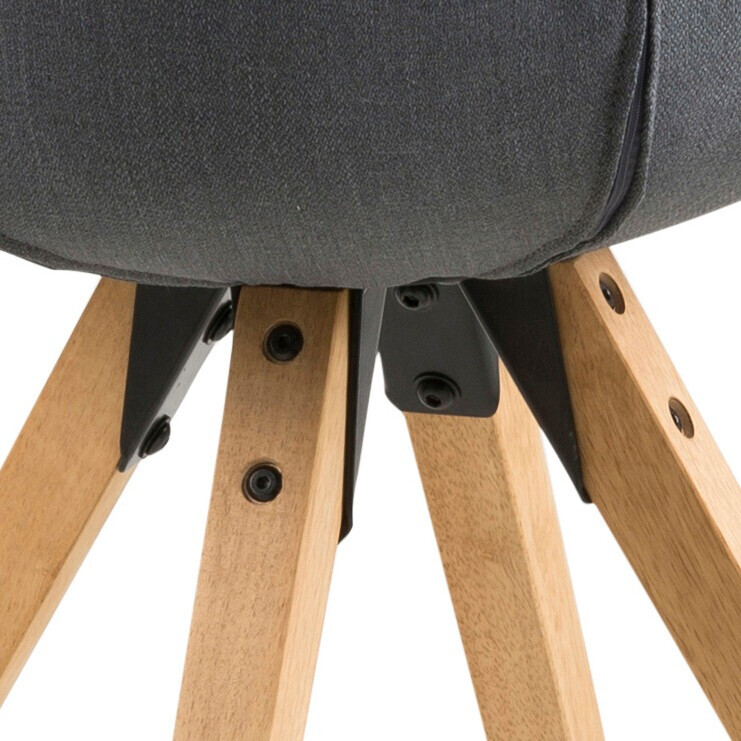 Kėdė Norsica 135 (Tamsi pilka + Šviesi ruda)