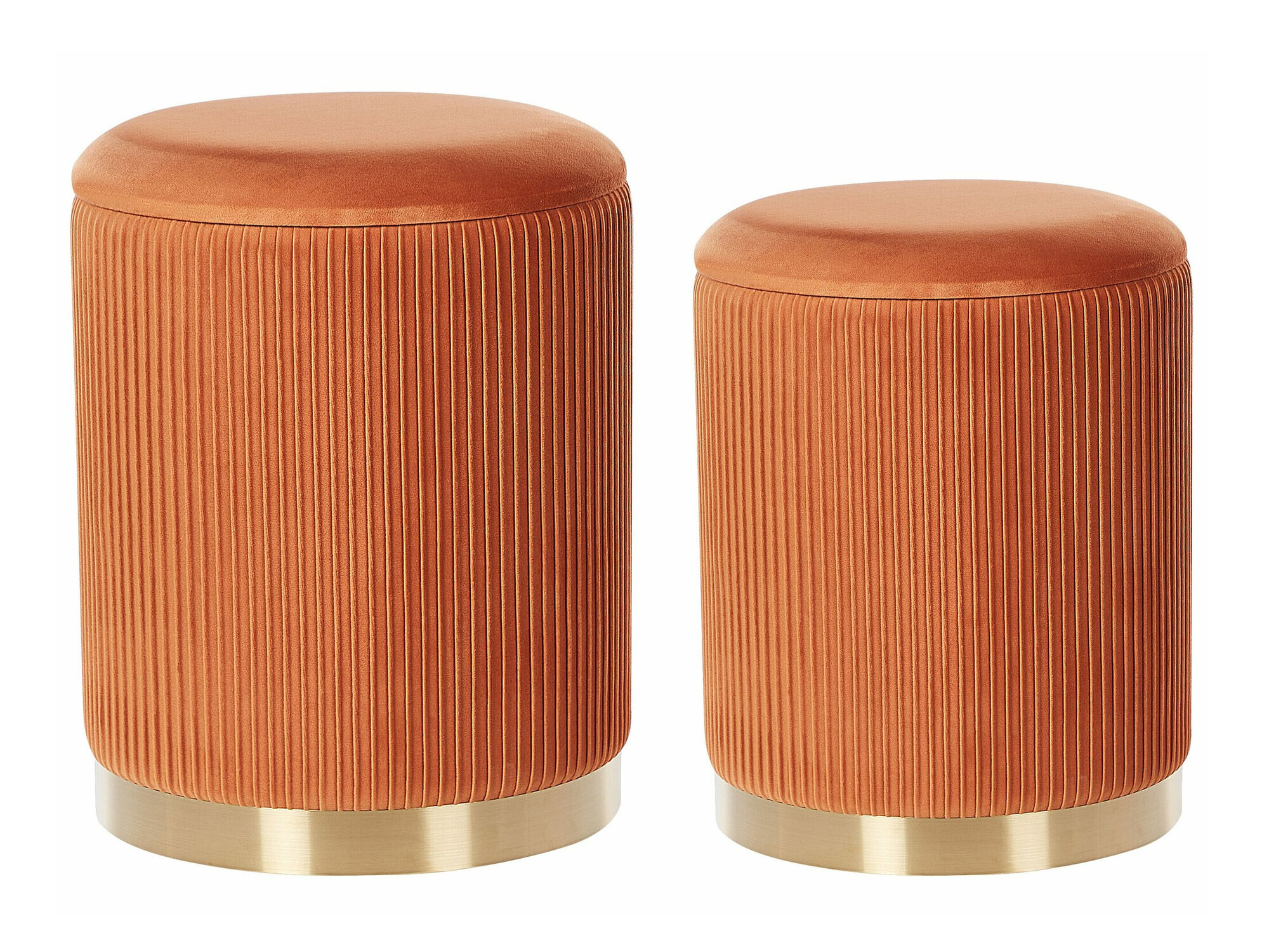 Pufų komplektas Berwyn 1583 (Oranžinė)