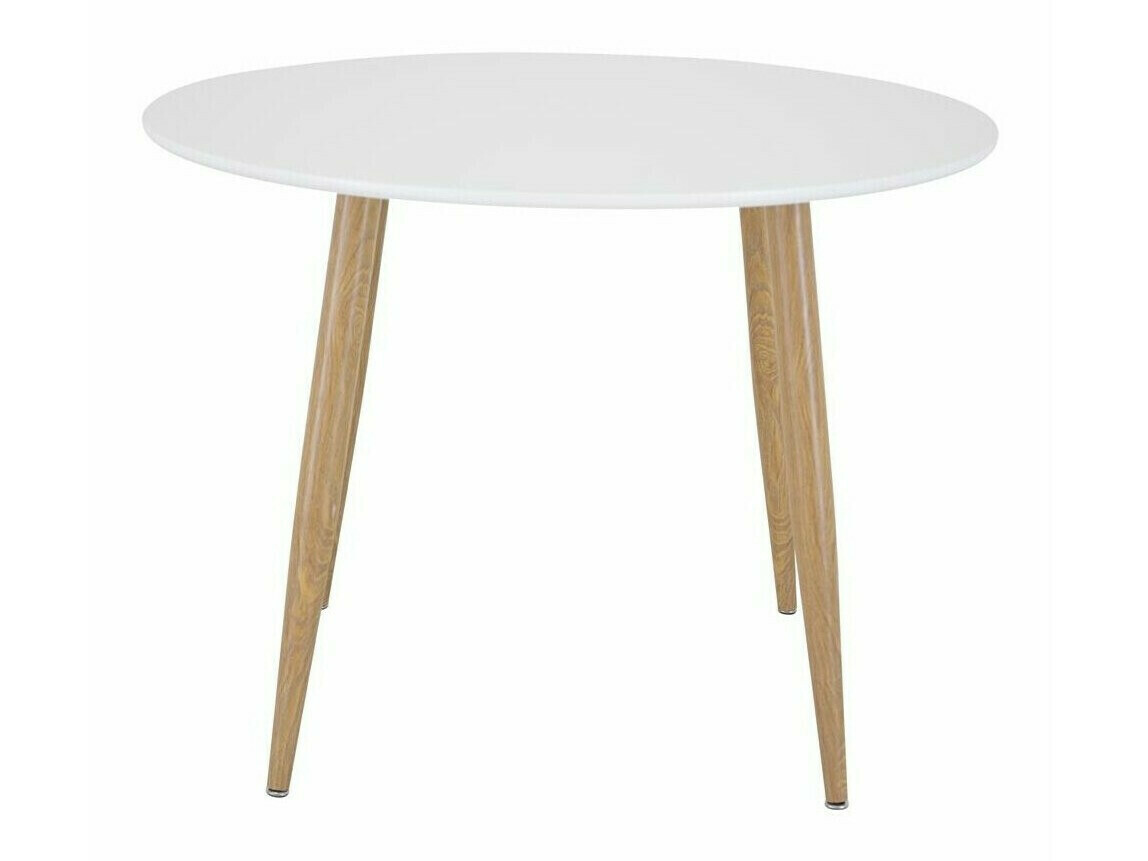 Stalas Dallas 126 (Balta + ąžuolas)