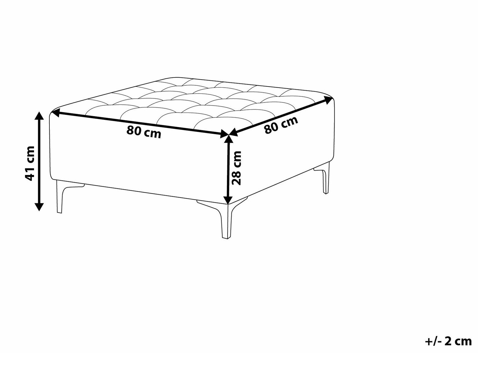 Pufas Felvena 101 (Žalia)