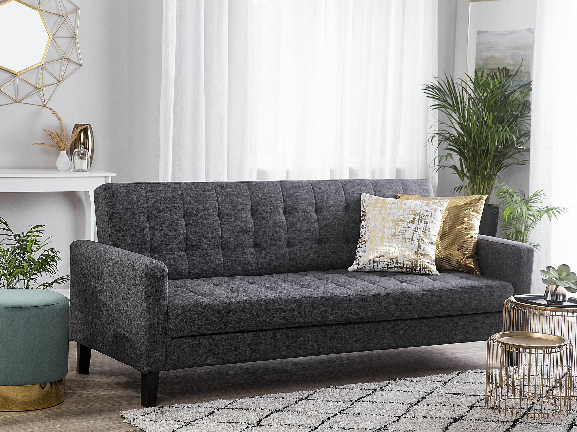 Sofa lova Berwyn 1591 (Tamsi pilka)
