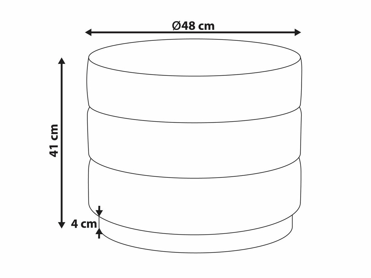 Pufas Berwyn 1599 (Rožinė)
