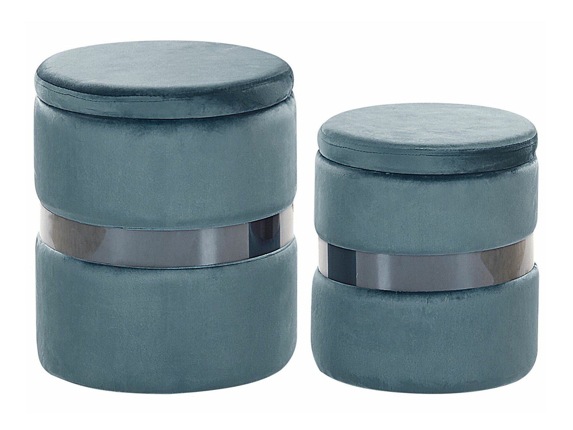 Pufų komplektas Berwyn 1629 (Mėlyna)