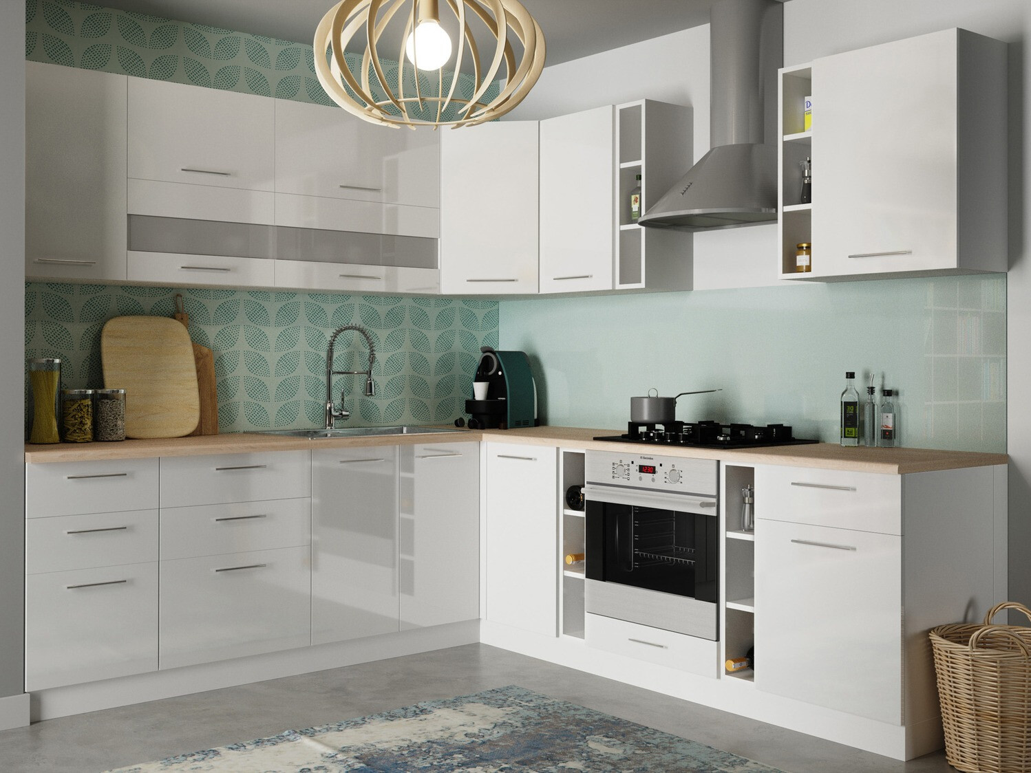 Modulinė pakabinama spintelė Tiffa 100