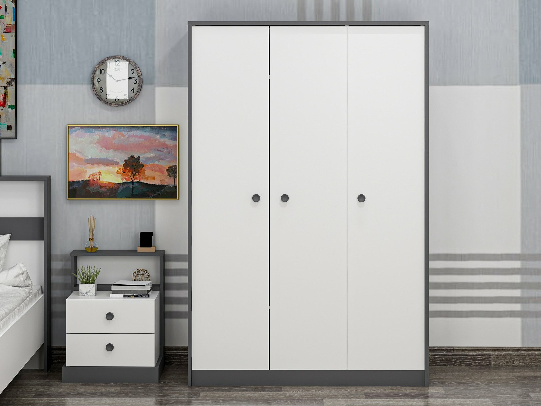 Spinta Marelbe 101 (Balta + Antracitas)