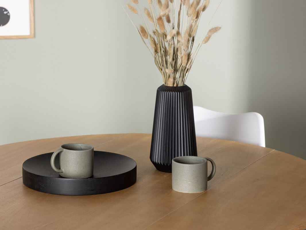 Valgomojo komplektas Dallas 4323 (Balta + Šviesus medis)