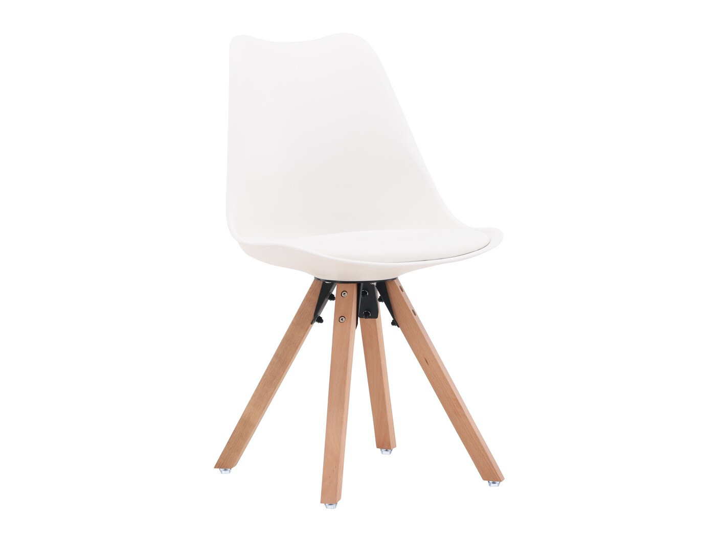 Valgomojo komplektas Dallas 4323 (Balta + Šviesus medis)