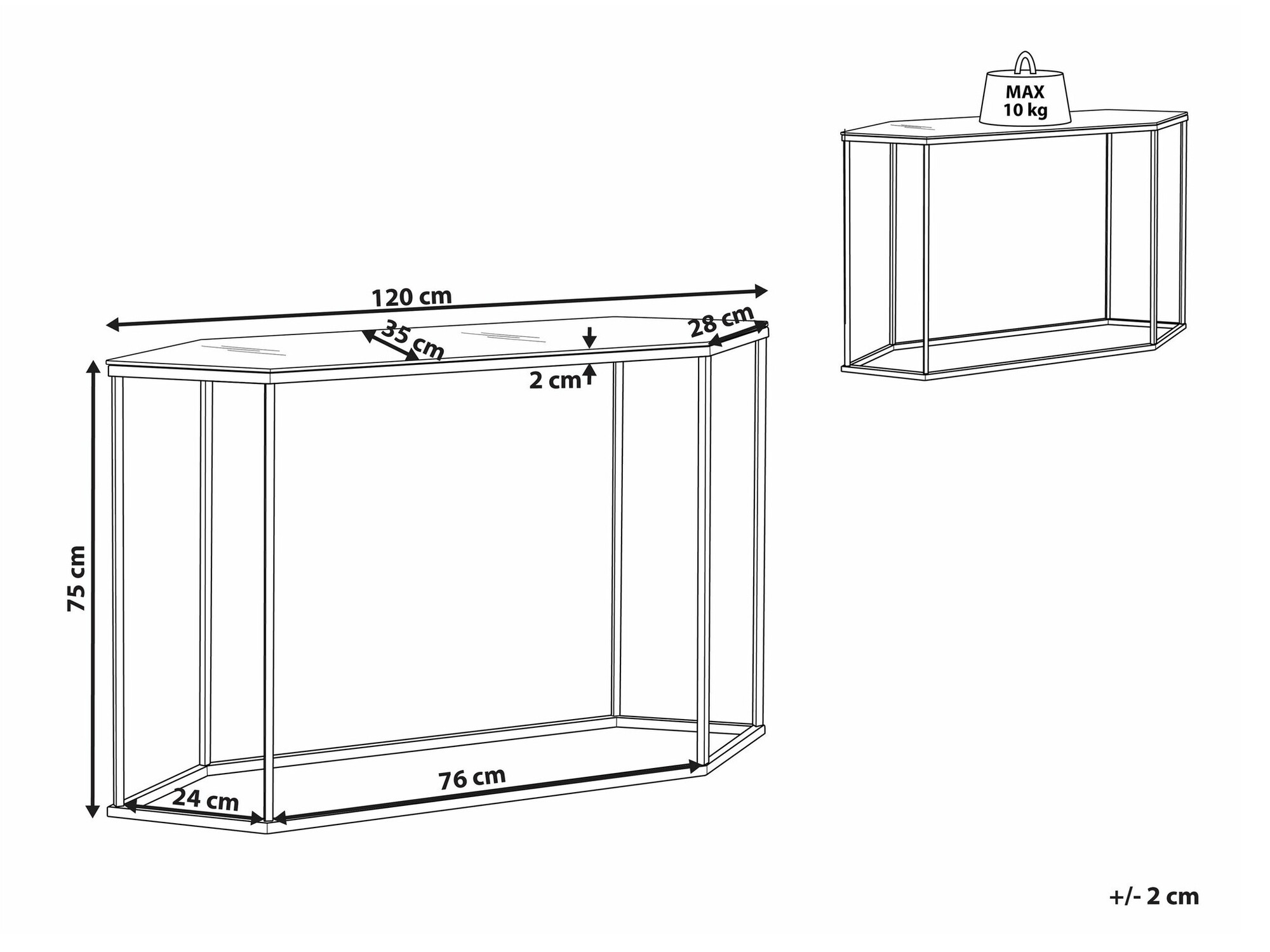 Konsolė Berwyn 1695