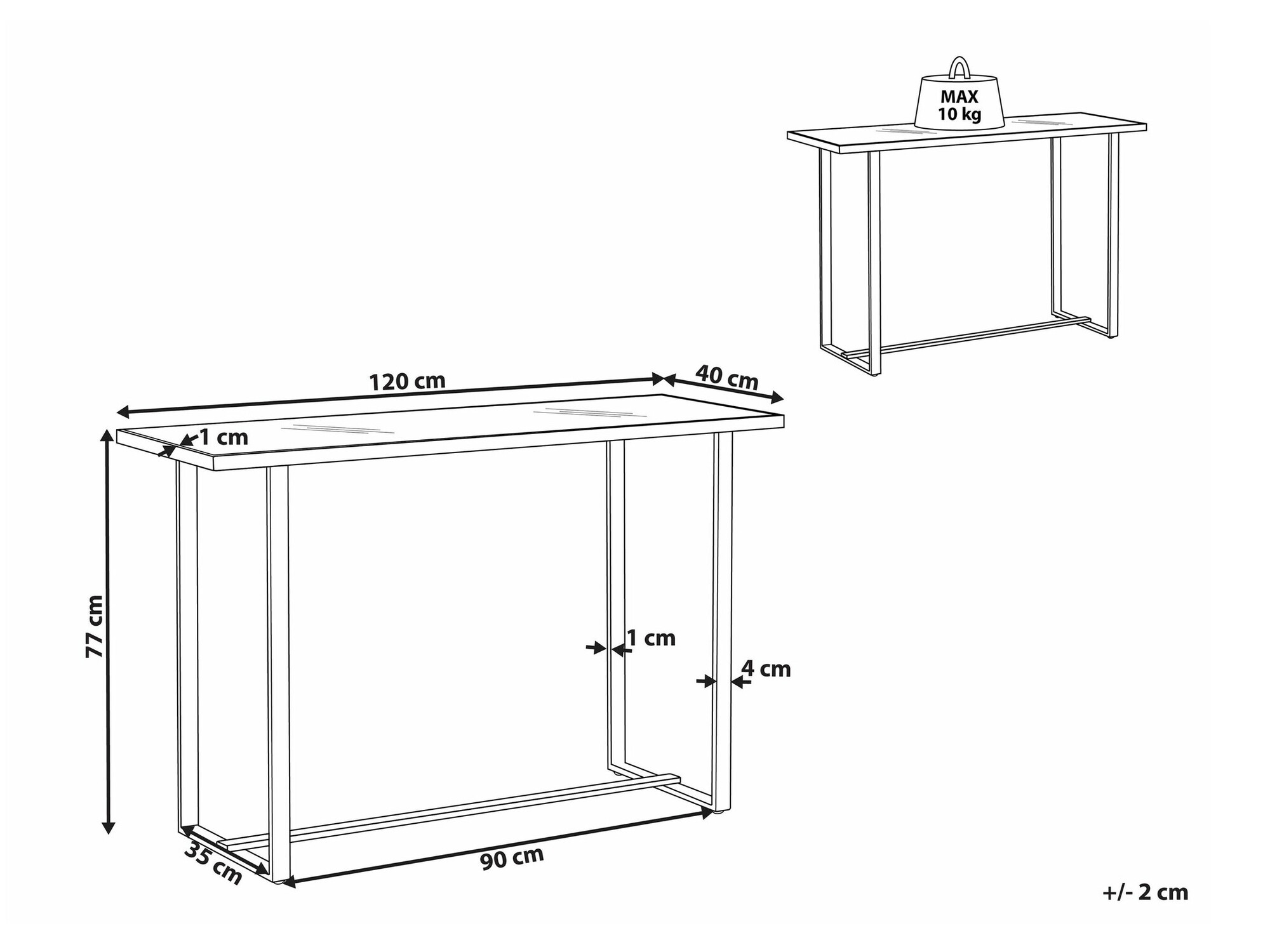 Konsolė Berwyn 1705