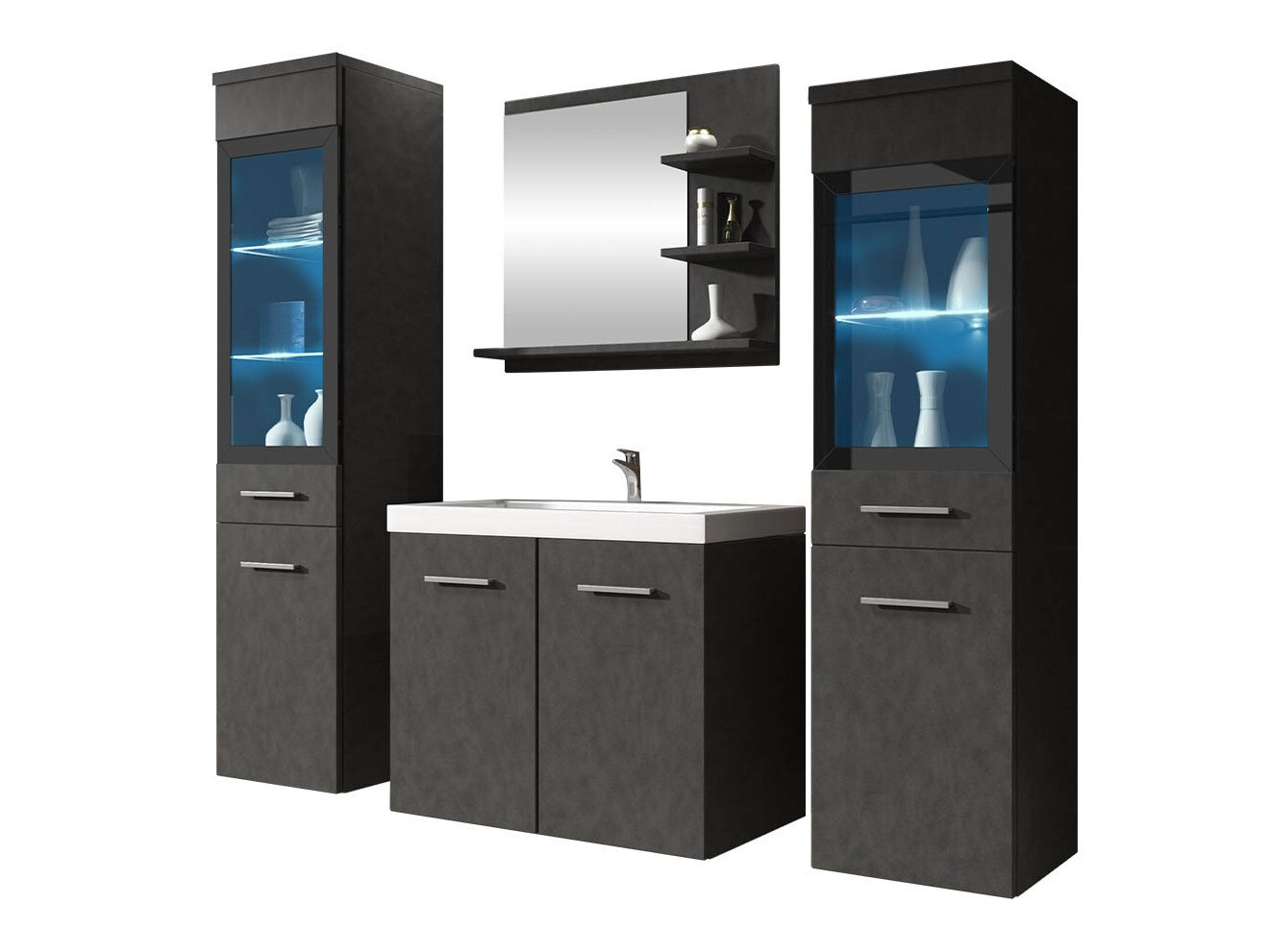 Vonios komplektas Scientia IV (Matera pilka)