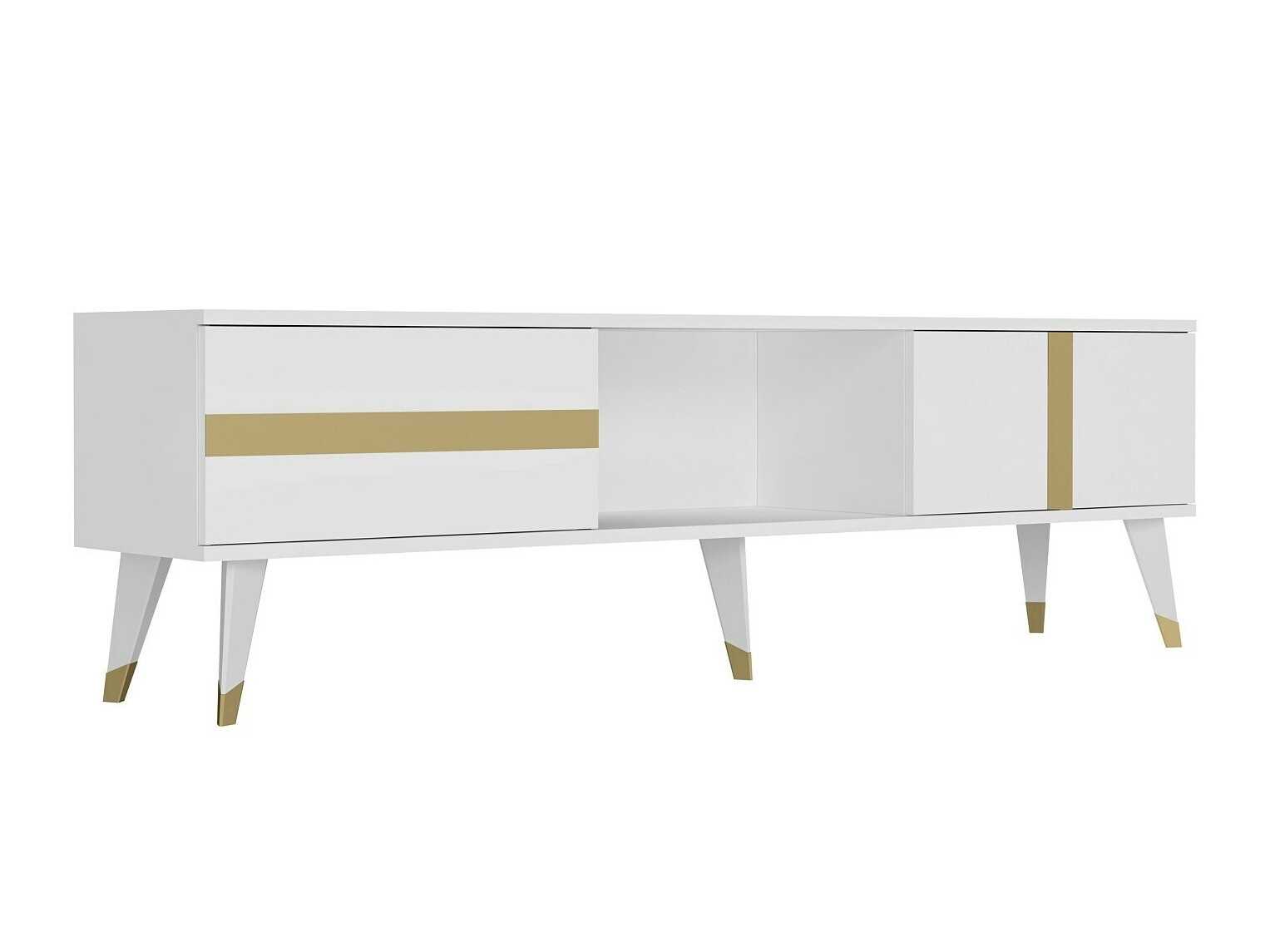 TV staliukas Kailua 1871 (Balta + Auksinė)