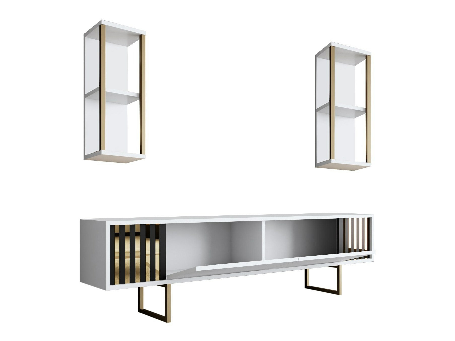 Svetainės komplektas Kailua 2398 (Balta)