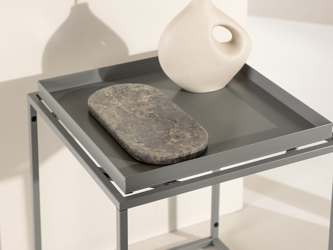 Šoninis staliukas Dallas 4337 (Tamsi pilka)