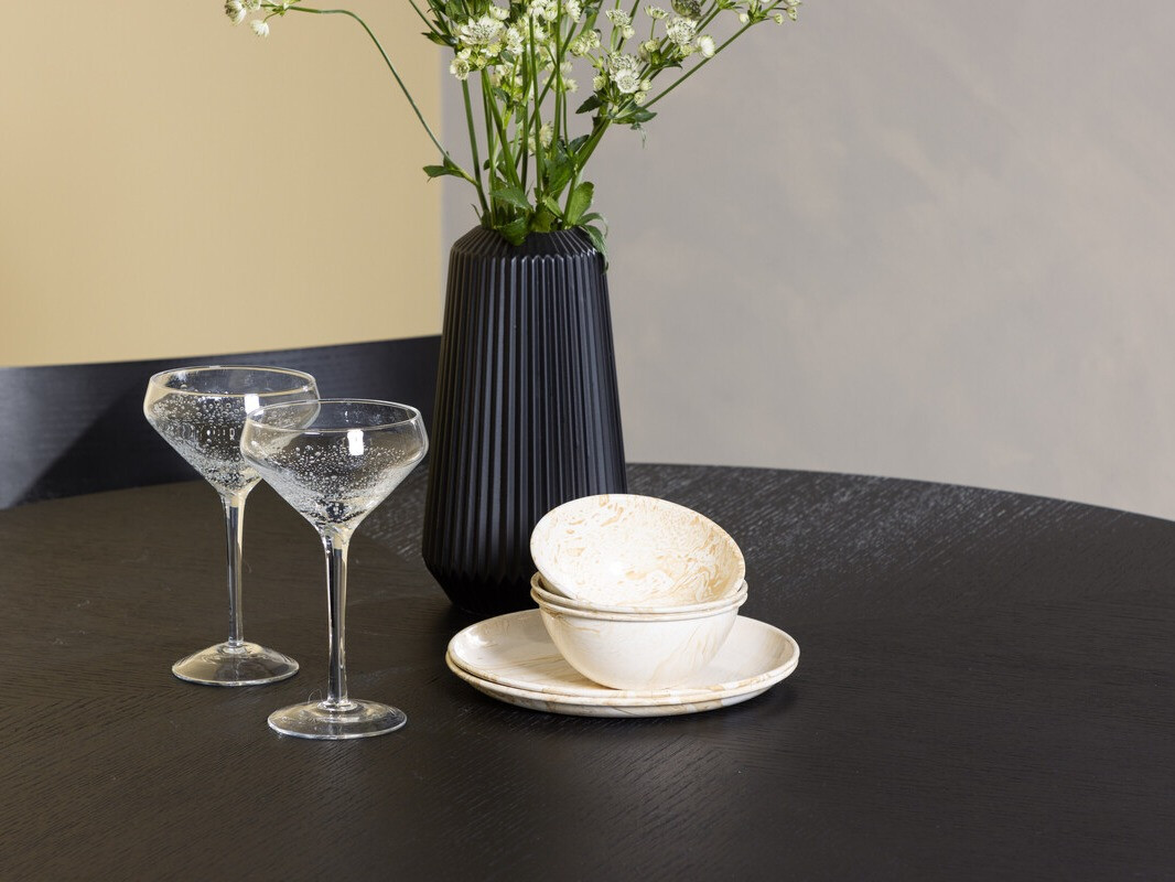 Valgomojo komplektas Dallas 4336 (Juoda)