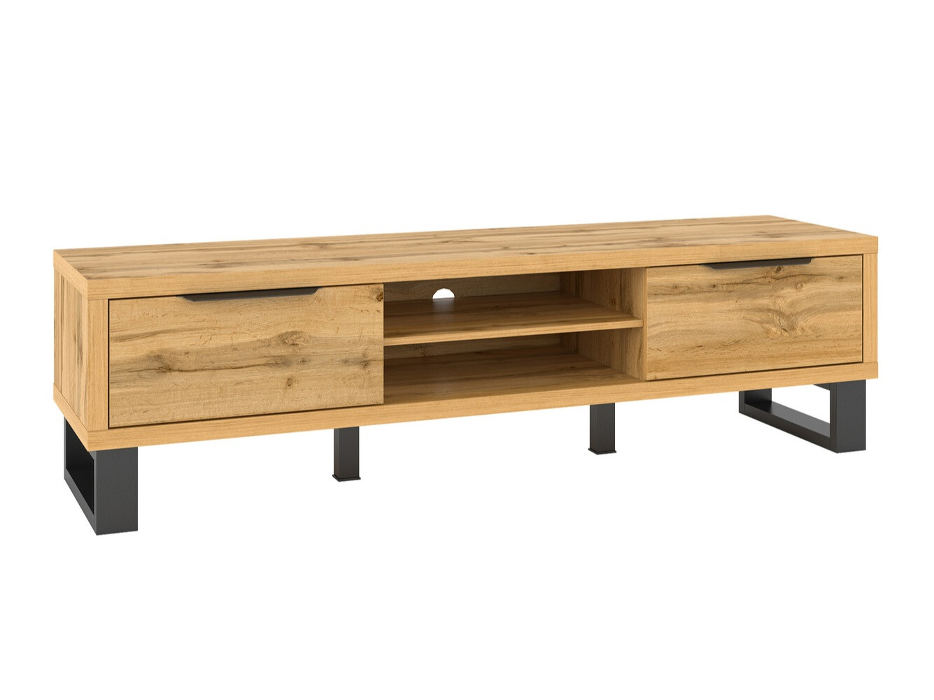 TV staliukas Avicavu 101 (Votan ąžuolas + Juoda)