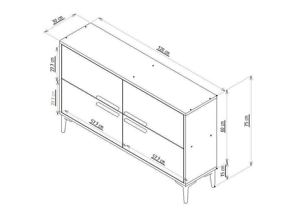 Spintelė Kailua 1955 (Antracitas)