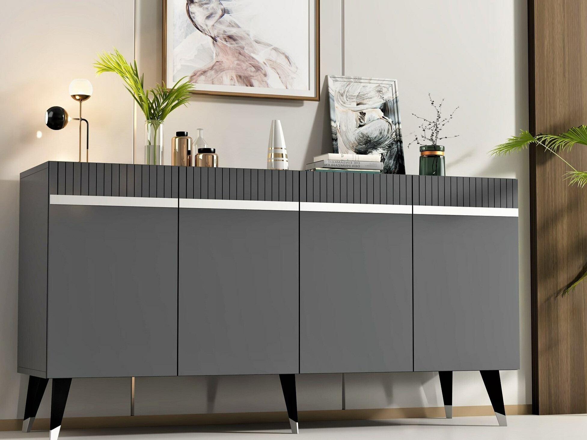 Spintelė Kailua 1915 (Antracitas + Sidabrinė)