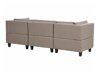 Modulinė sofa Elbmeli 100 (Ruda)