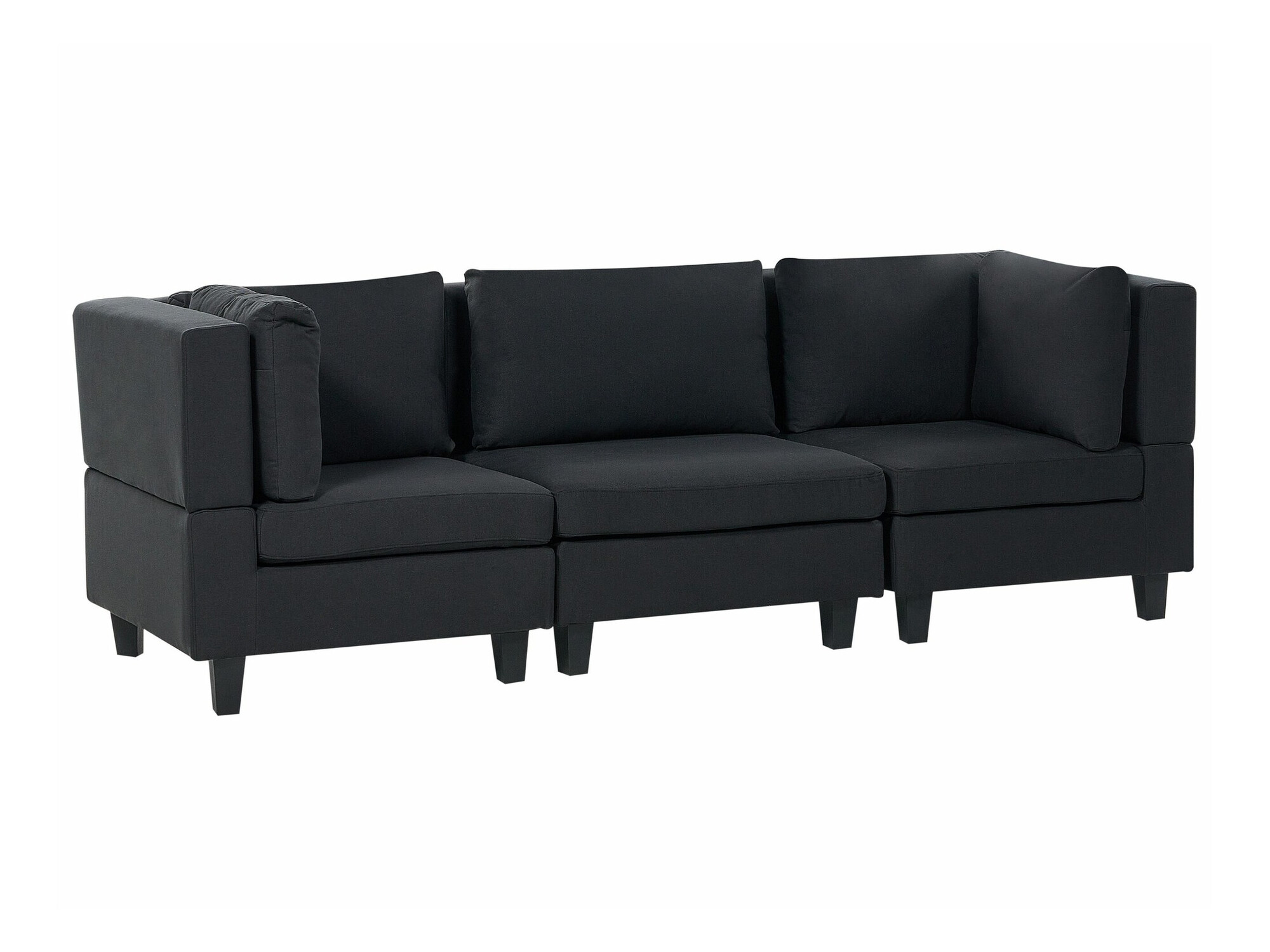 Modulinė sofa Elbmeli 100 (Juoda)