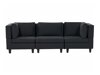 Modulinė sofa Elbmeli 100 (Juoda)