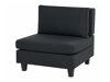 Modulinė sofa Elbmeli 100 (Juoda)