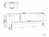 Modulinė sofa Elbmeli 100 (Juoda)