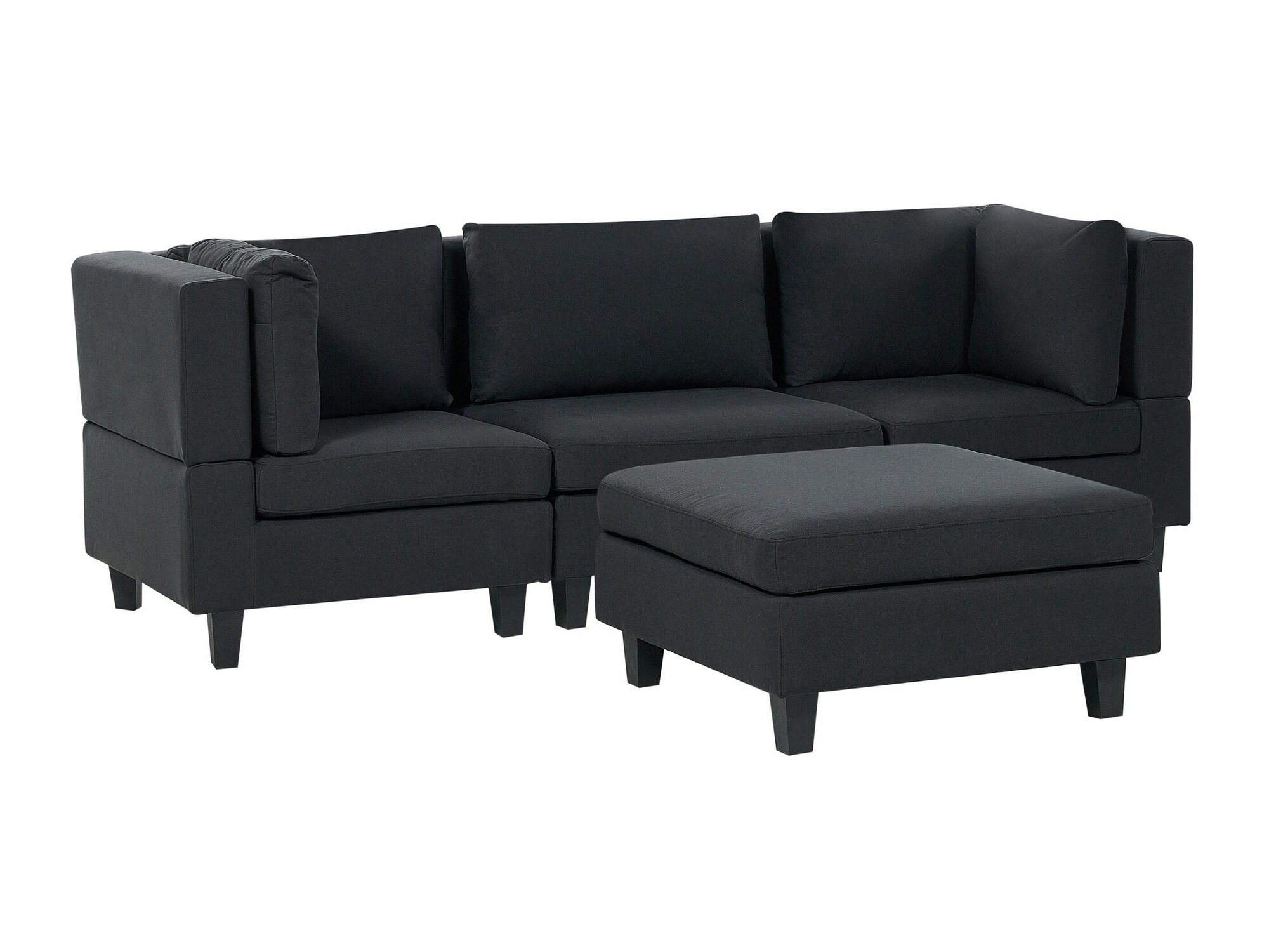 Modulinė sofa Elbmeli 100 (Juoda)