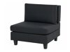 Modulinė sofa Elbmeli 100 (Juoda)