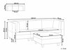 Modulinė sofa Elbmeli 100 (Juoda)