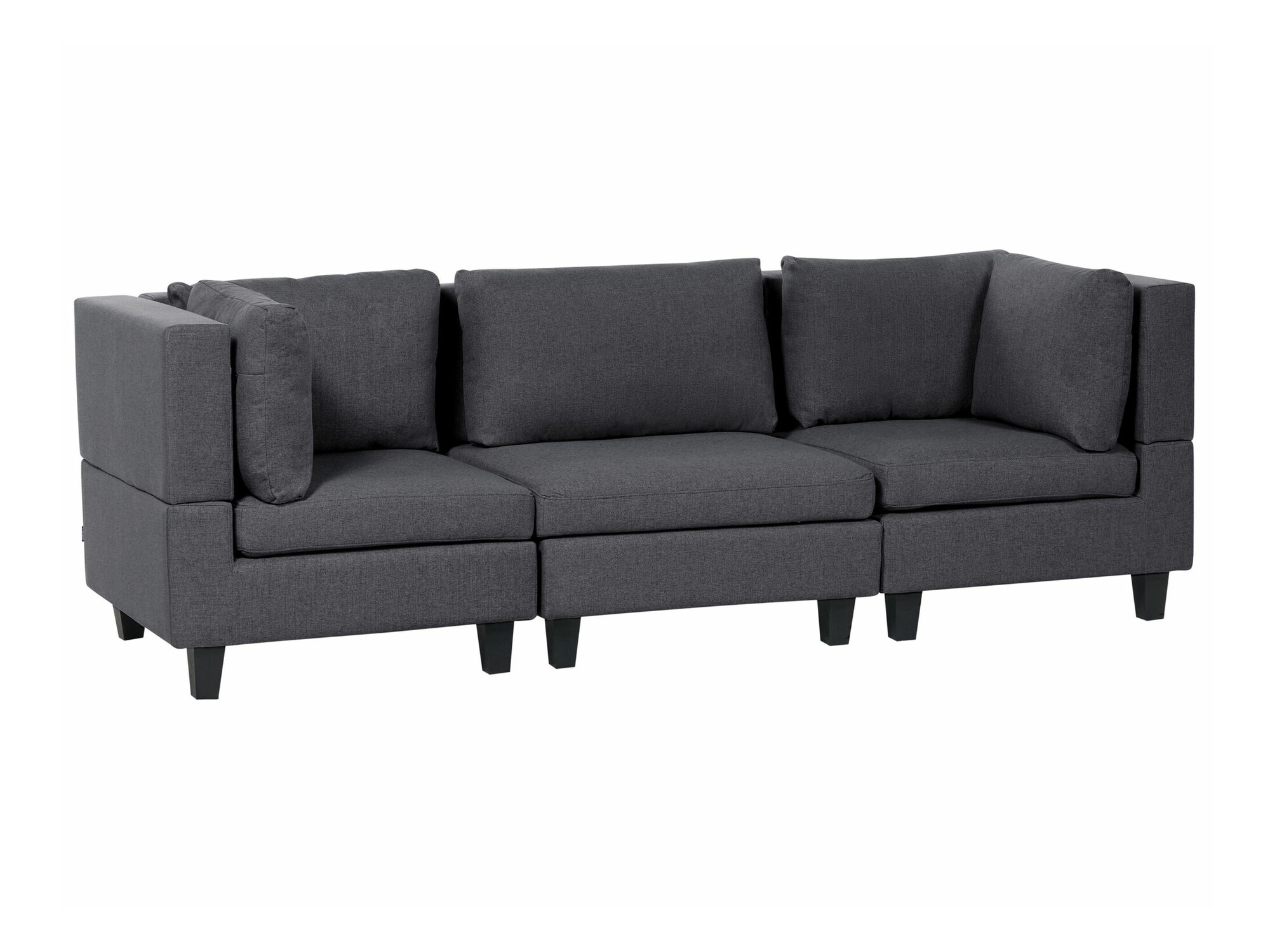 Modulinė sofa Elbmeli 100 (Tamsi pilka)