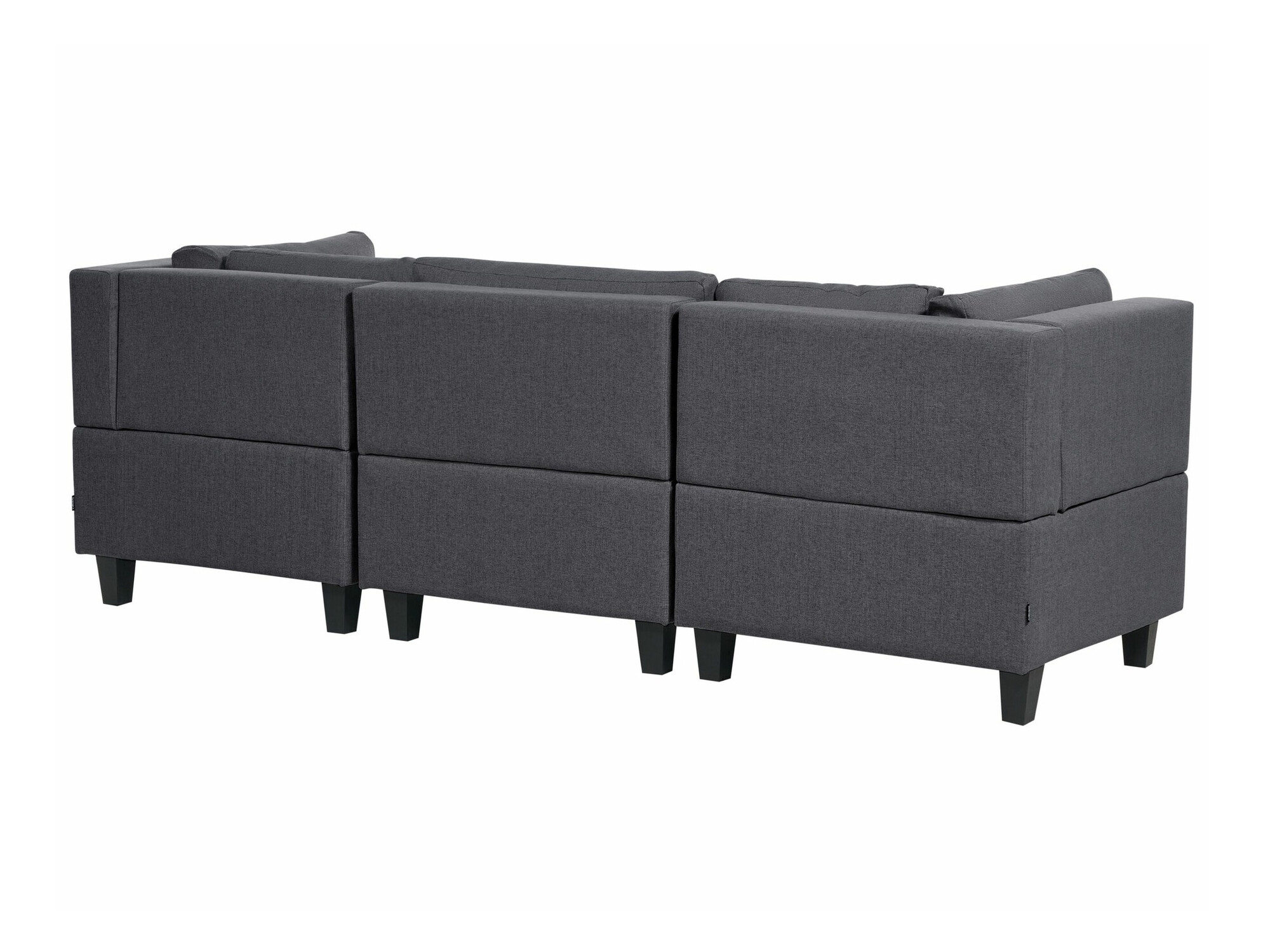 Modulinė sofa Elbmeli 100 (Tamsi pilka)