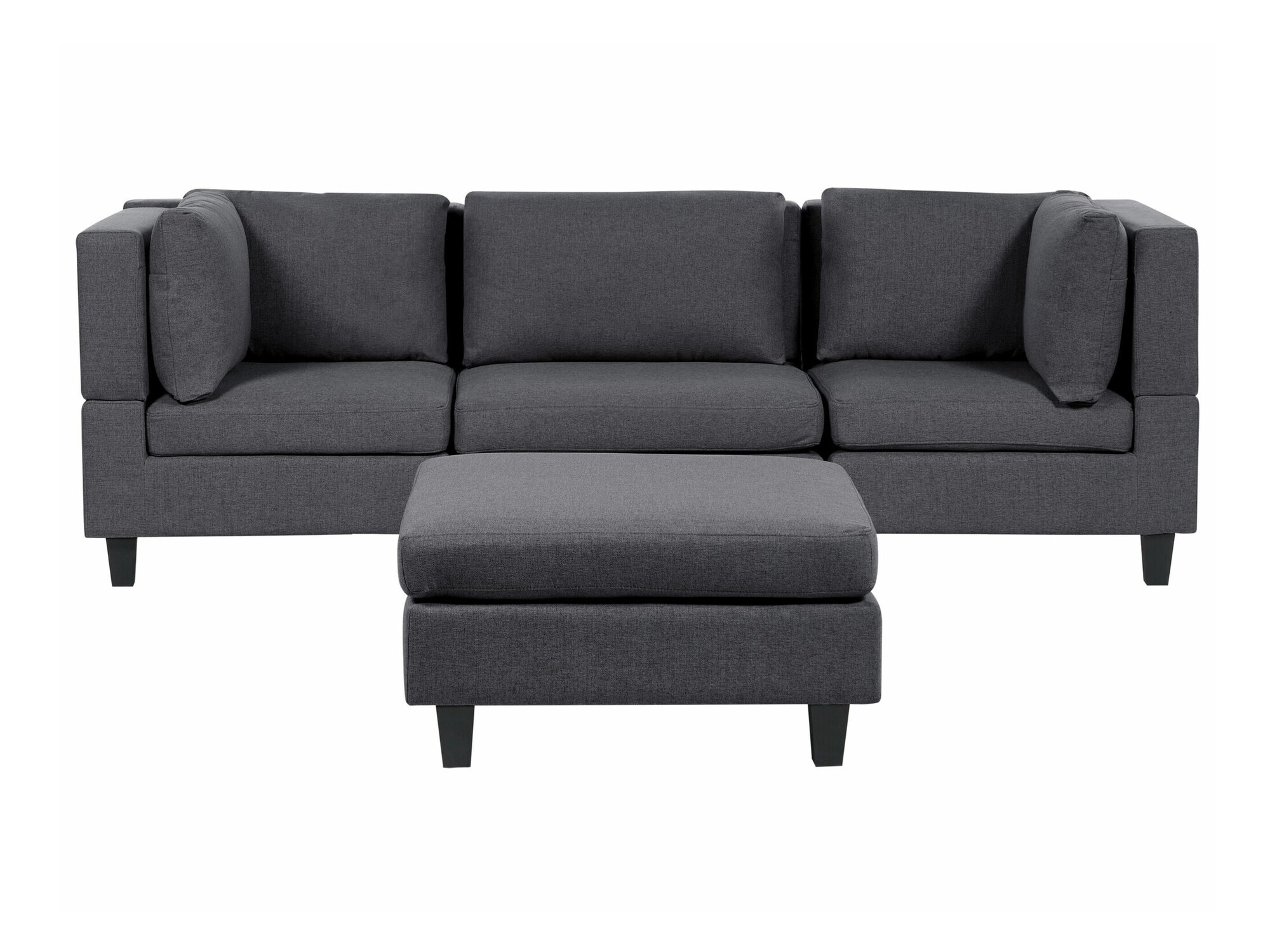 Modulinė sofa Elbmeli 100 (Tamsi pilka)