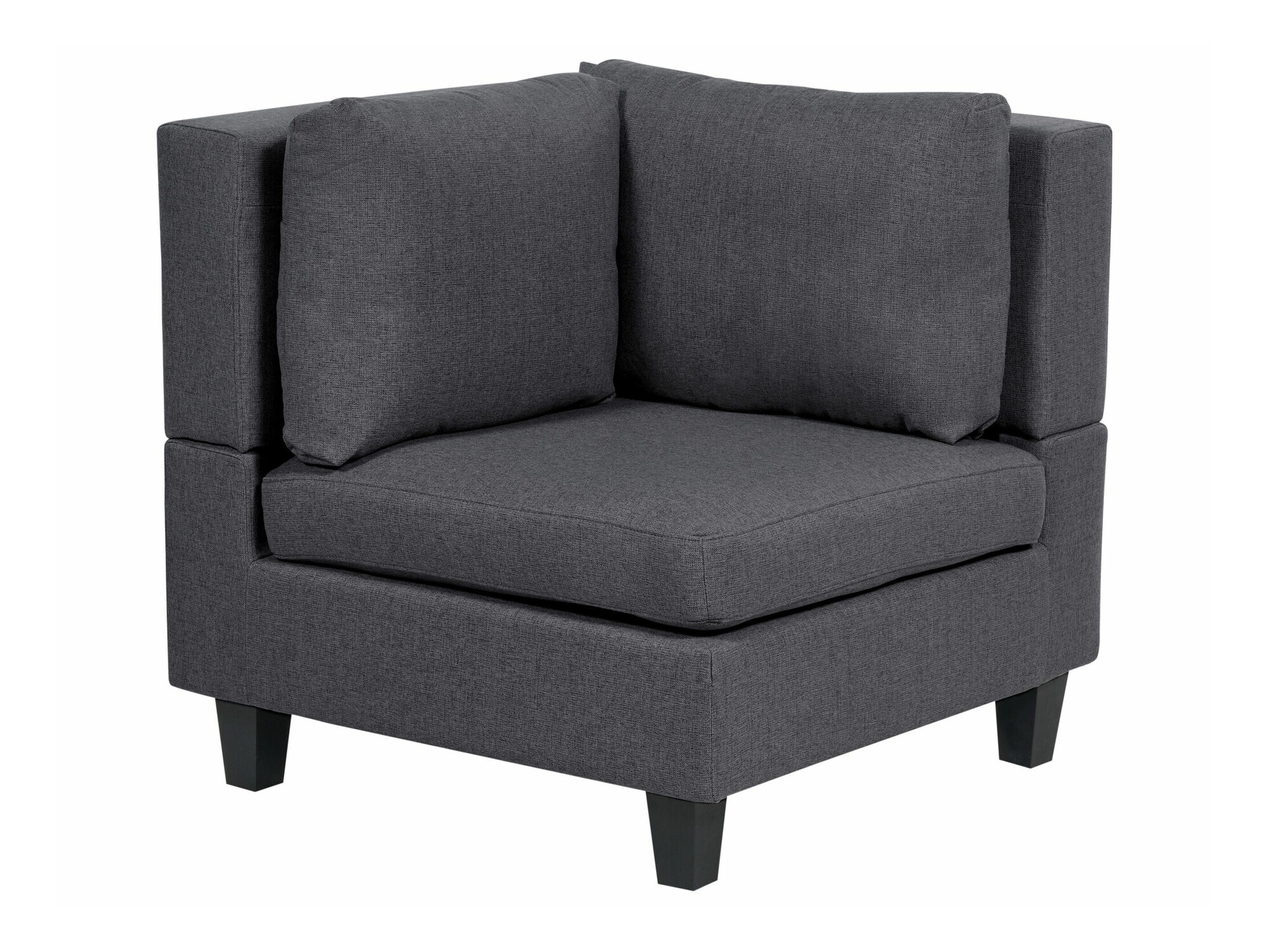 Modulinė sofa Elbmeli 100 (Tamsi pilka)