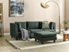 Modulinė sofa Elbmeli 100 (Žalia)