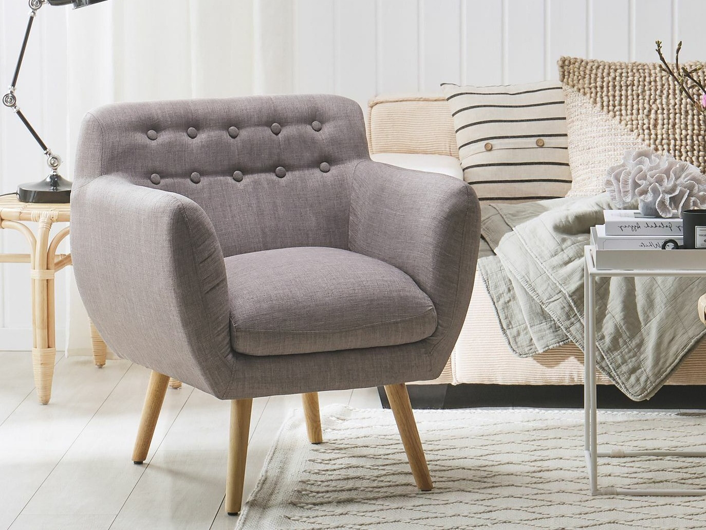 Fotelis Berwyn 1009 (Pilka)