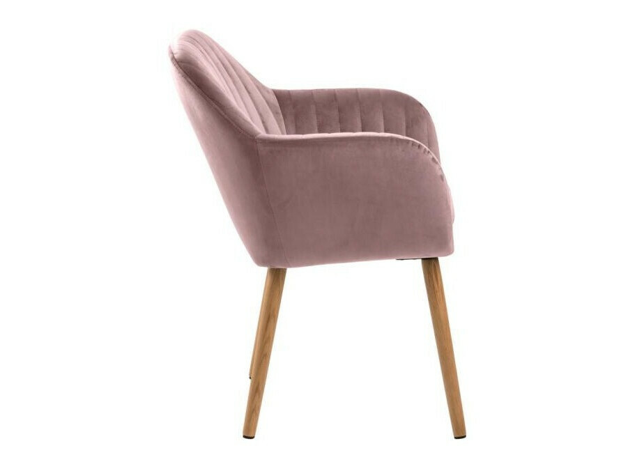 Valgomojo komplektas Norsica Daltea 114 (Dusty rožinė + Šviesus medis)