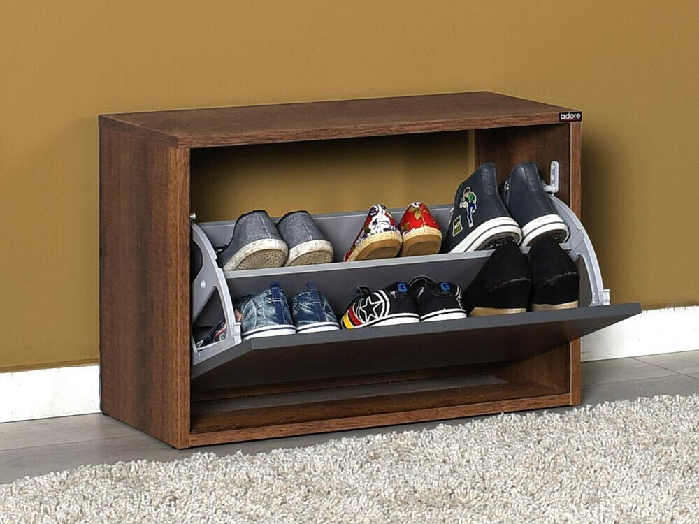 Batų dėžė Kailua 1043 (Graikinis riešutas + Antracitas)