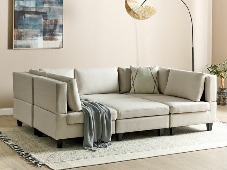 Modulinis minkštas kampas Elbmeli 104 (Beige)