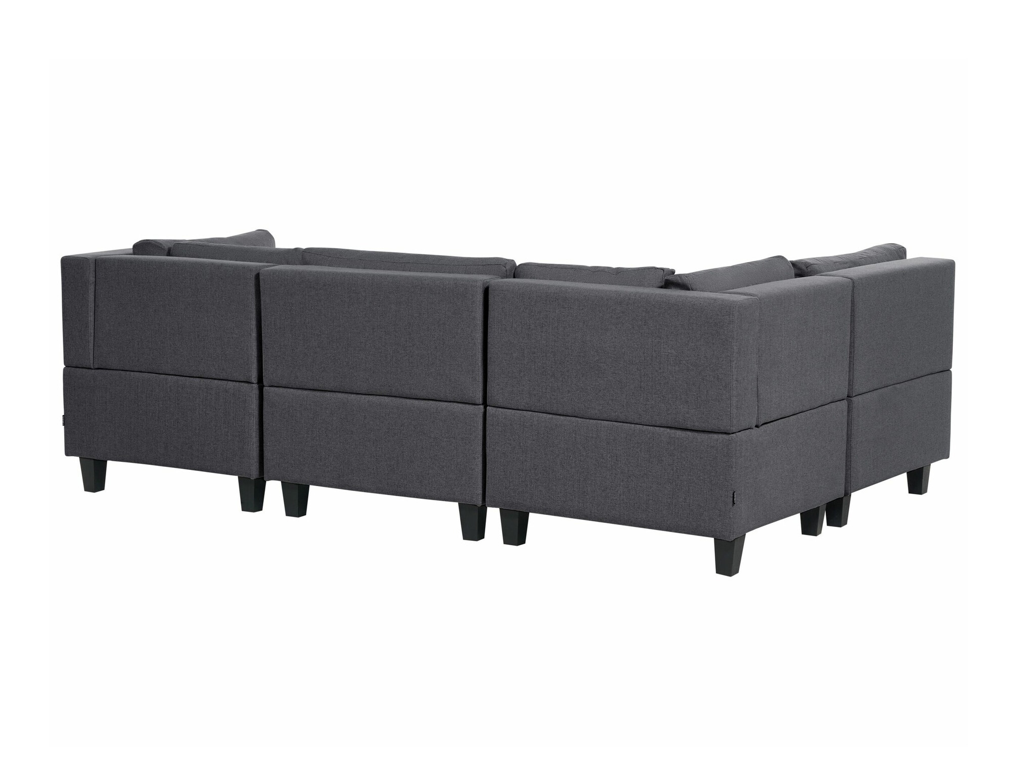 Modulinis minkštas kampas Elbmeli 104 (Tamsi pilka)