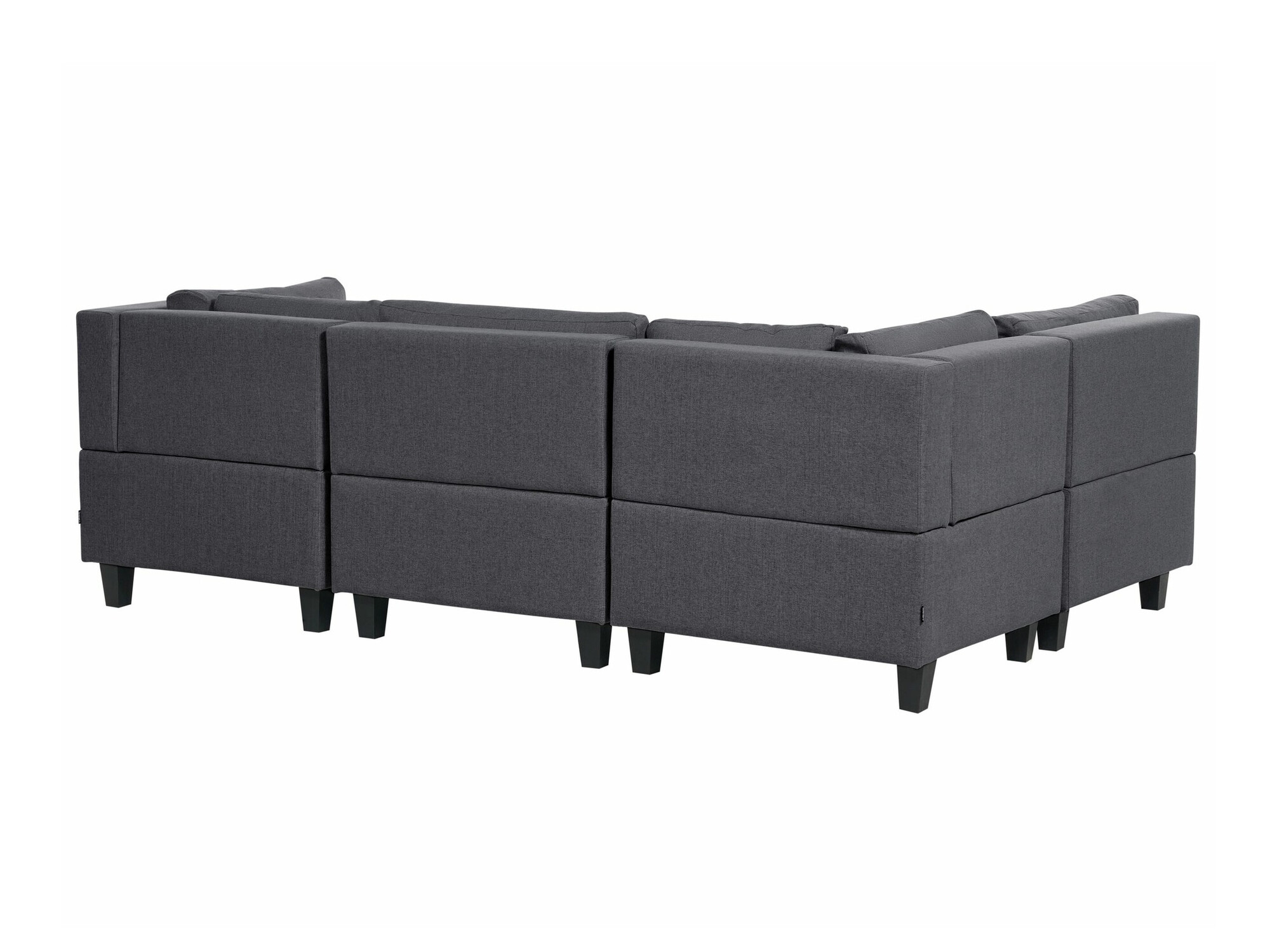 Modulinis minkštas kampas Elbmeli 104 (Tamsi pilka)