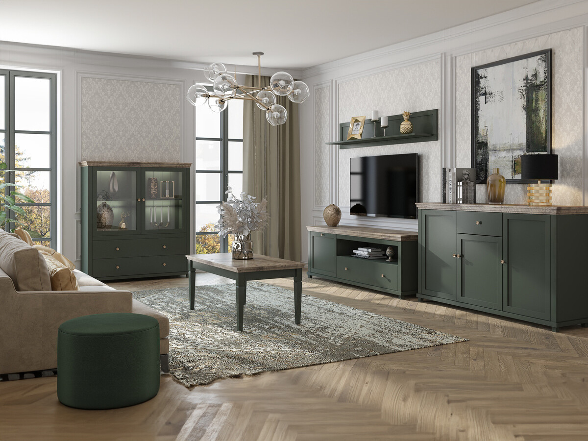 Žali svetainės komplektai