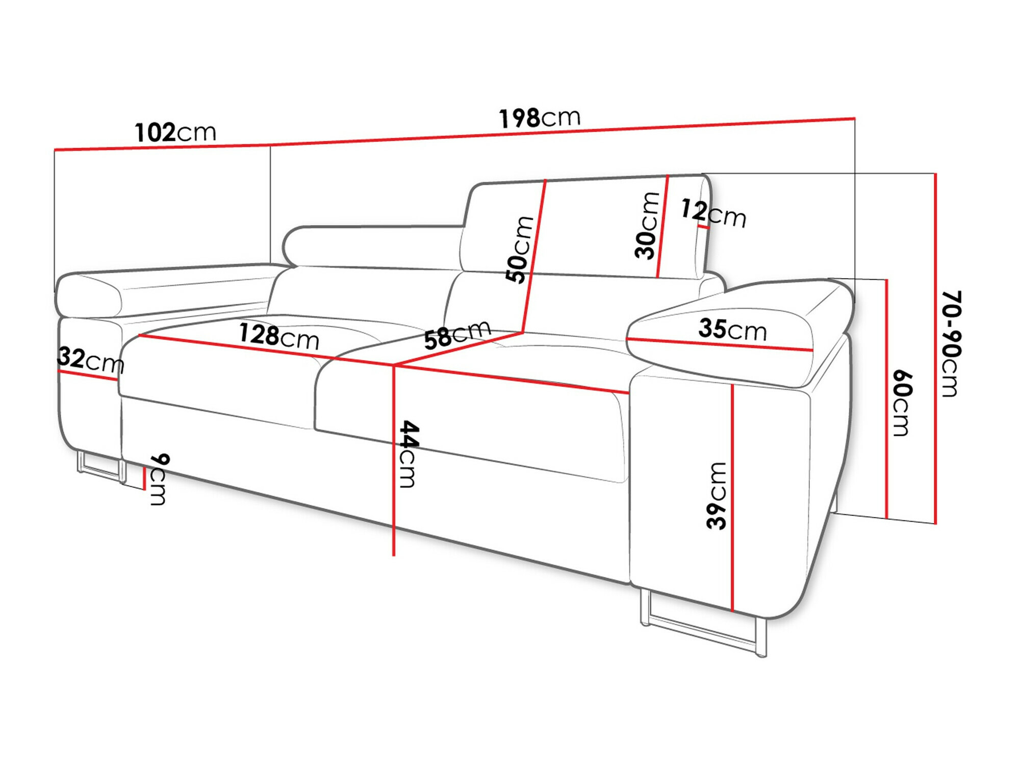 Sofa Comfivo Vinetum II (Manila 16)