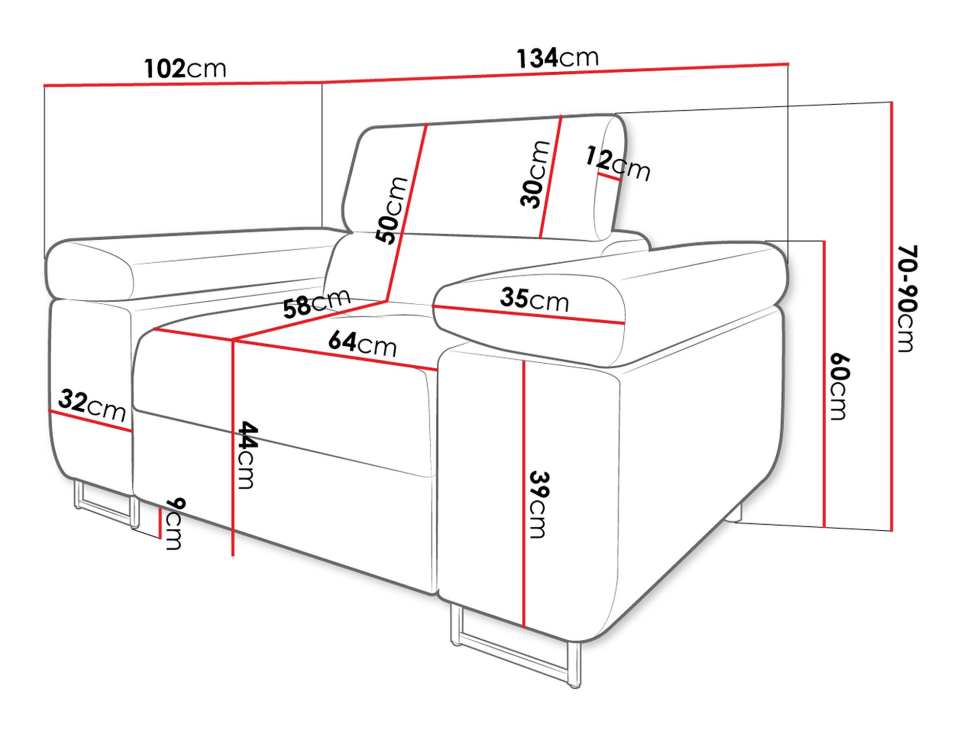 Fotelis Comfivo Vinetum (Manila 16)
