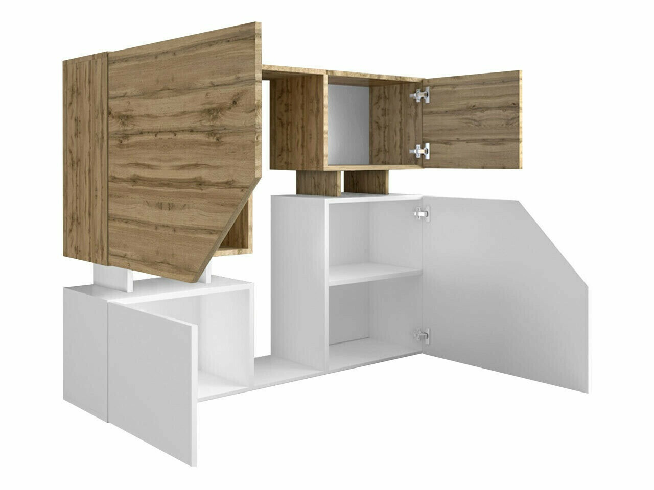 Spintelė Comfivo Daldune 101 (Votan ąžuolas + Balta)