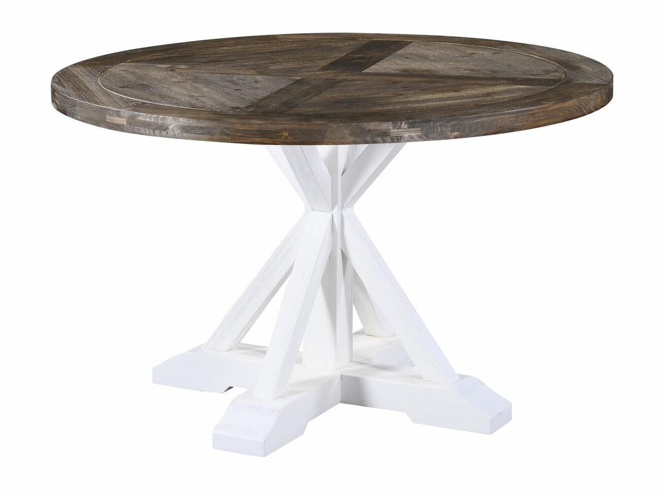 Stalas Riverton 767 (Tamsus medis + Balta)